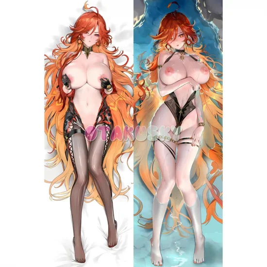 Genshin Impact Dakimakura Mavuika Body Pillow Case 06 - Click Image to Close