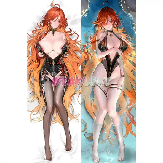 Genshin Impact Dakimakura Mavuika Body Pillow Case 05 - Click Image to Close