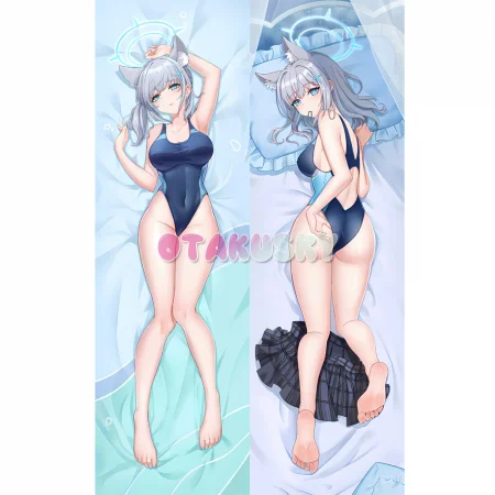 Blue Archive Dakimakura Sunaookami Shiroko Body Pillow Case 06