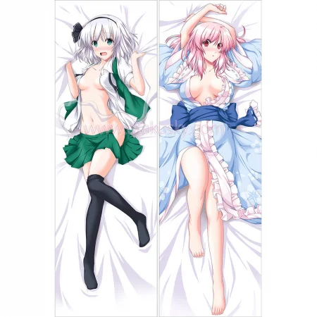 Touhou Project Yuyuko Saigyouji Youmu Konpaku Body Pillow Case