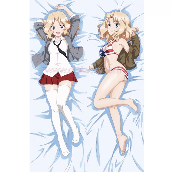 Girls und Panzer Dakimakura Kay Body Pillow Case - Click Image to Close