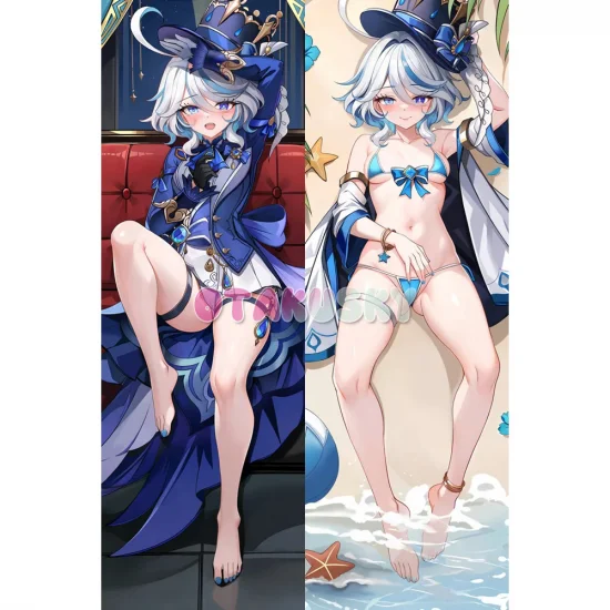 Genshin Impact Dakimakura Focalors Body Pillow Case 35 - Click Image to Close