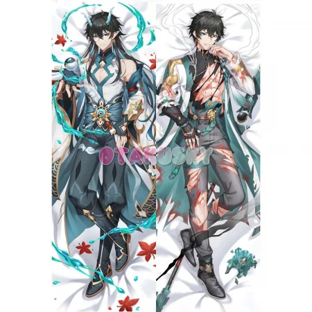 Honkai: Star Rail Dakimakura Dan Heng Imbibitor Lunae Body Pillow Case 04