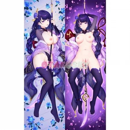 Genshin Impact Dakimakura Baal Raiden Shogun Body Pillow Case 57