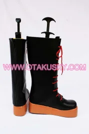 Classic Black Cosplay Boots 05