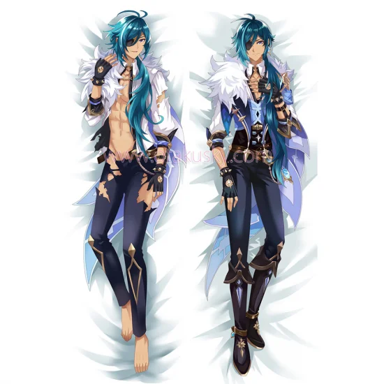 Genshin Impact Dakimakura Kaeya Body Pillow Case 04 - Click Image to Close