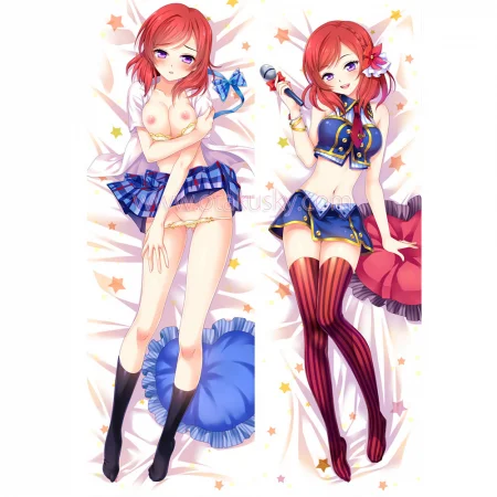 Love Live! Dakimakura Nishikino Maki Body Pillow Case 15