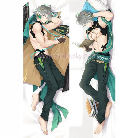 Genshin Impact Dakimakura Alhaitham Body Pillow Case 02