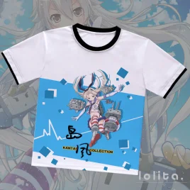 Kantai Collection Shimakaze White T-Shirt 02