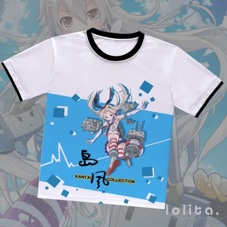 Kantai Collection Shimakaze White T-Shirt 02