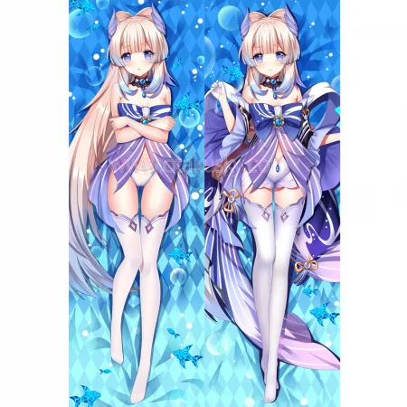 Genshin Impact Dakimakura Sangonomiya Kokomi Body Pillow Case 08