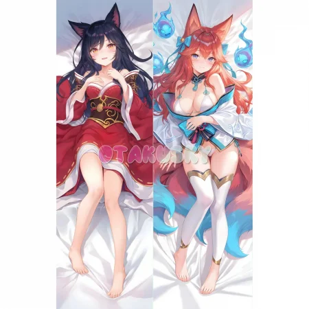 League of Legends Dakimakura Ahri Body Pillow Case