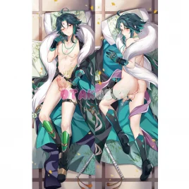 Genshin Impact Dakimakura Xiao Body Pillow Case 06