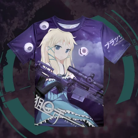 Black Bullet Tina Sprout Full Print T-Shirt