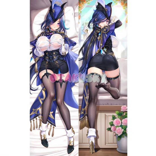 Genshin Impact Dakimakura Clorinde Body Pillow Case 02 - Click Image to Close