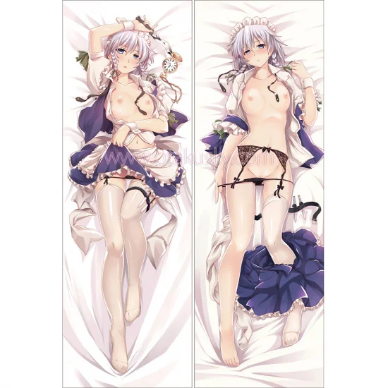 Touhou Project Dakimakura Sakuya Izayoi Body Pillow Case 05 - Click Image to Close