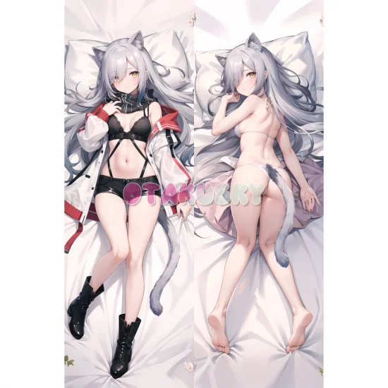 Arknights Dakimakura Schwarz Body Pillow Case 03 - Click Image to Close