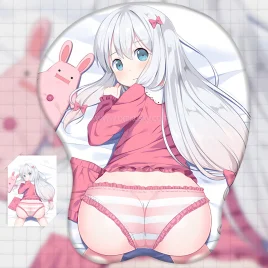 2way Eromanga Sensei Izumi Sagiri Anime 3D Mouse Pad Mat Wrist Rest