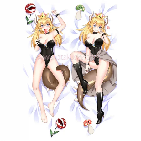 Super Mario Dakimakura Bowsette Body Pillow Case 02