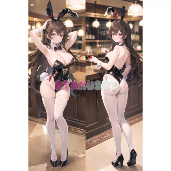 Genshin Impact Dakimakura Amber Body Pillow Case 06 - Click Image to Close