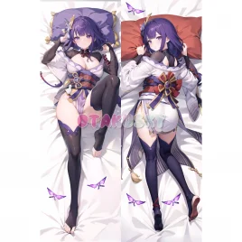 Genshin Impact Dakimakura Baal Raiden Shogun Body Pillow Case 70