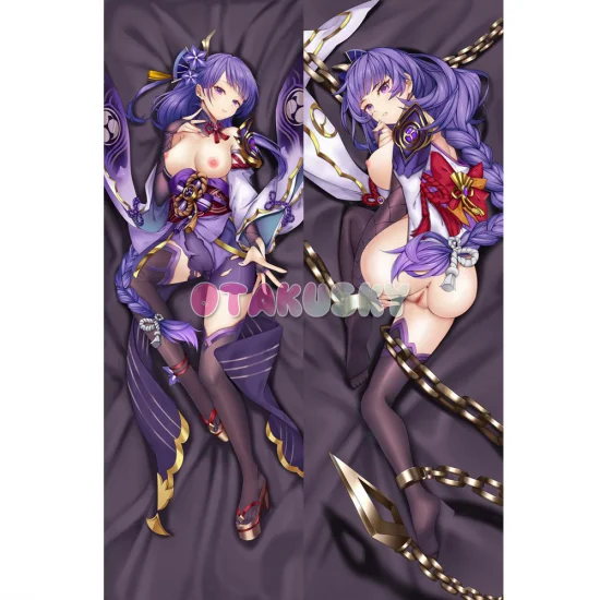 Genshin Impact Dakimakura Baal Raiden Shogun Body Pillow Case 53 - Click Image to Close