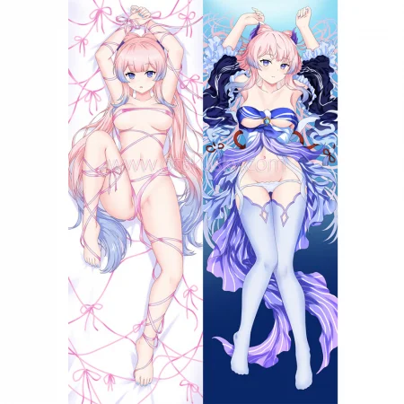 Genshin Impact Dakimakura Sangonomiya Kokomi Body Pillow Case 09