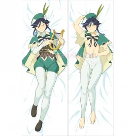 Genshin Impact Dakimakura Venti Body Pillow Case 08