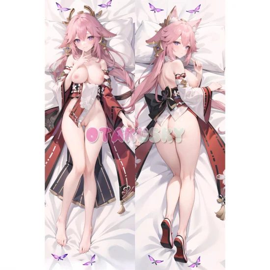 Genshin Impact Dakimakura Yae Miko Body Pillow Case 49 - Click Image to Close