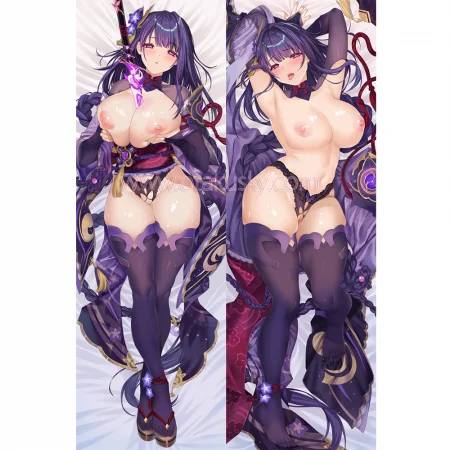 Genshin Impact Dakimakura Baal Raiden Shogun Body Pillow Case 24