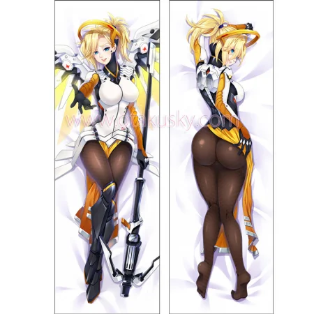 Overwatch Dakimakura Mercy Angela Ziegler Body Pillow Case