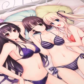 Saekano How to Raise a Boring Girlfriend Bedsheet