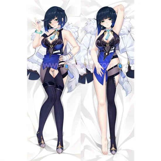 Genshin Impact Dakimakura Yelan Body Pillow Case 02 - Click Image to Close