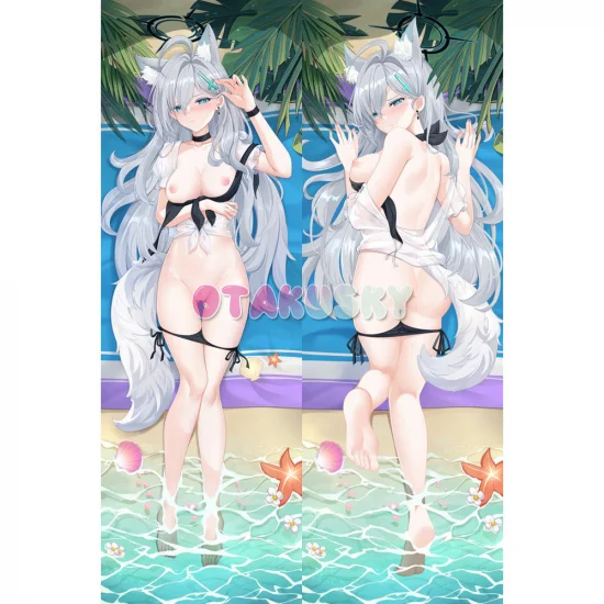 Blue Archive Dakimakura Sunaookami Shiroko Body Pillow Case 09 - Click Image to Close