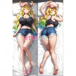 Miss Kobayashi's Dragon Maid Dakimakura Lucoa Body Pillow Case 05