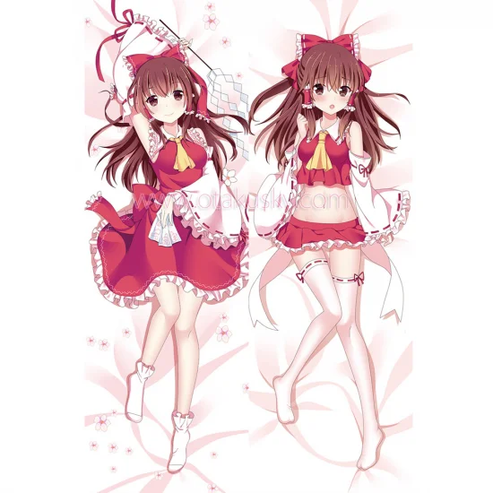 Touhou Project Dakimakura Reimu Hakurei Body Pillow Case 04 - Click Image to Close