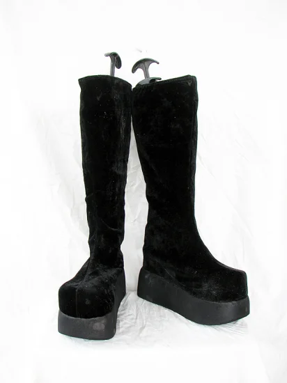 Black Cosplay Boots 12 - Click Image to Close