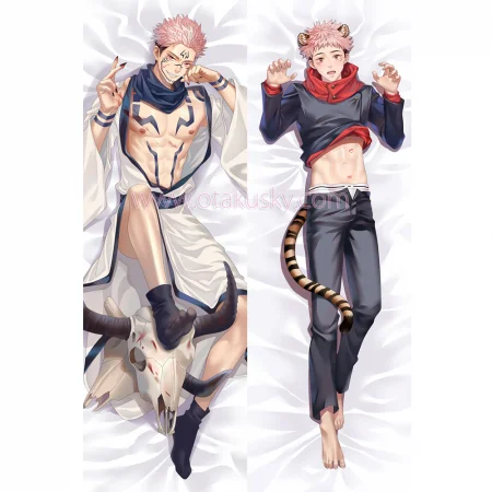 Jujutsu Kaisen Dakimakura Yuji Itadori Body Pillow Case