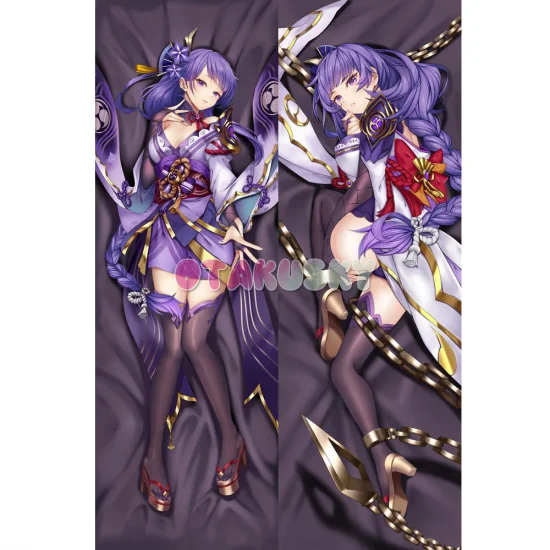 Genshin Impact Dakimakura Baal Raiden Shogun Body Pillow Case 52 - Click Image to Close