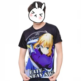 Fate Stay Night Fate Zero Saber Full Print T-Shirt