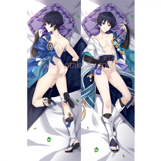 Genshin Impact Dakimakura Wanderer Body Pillow Case 07 - Click Image to Close