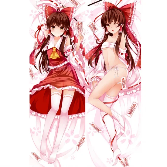 Touhou Project Dakimakura Reimu Hakurei Body Pillow Case 06 - Click Image to Close