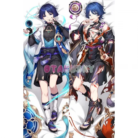 Genshin Impact Dakimakura Wanderer Body Pillow Case 13