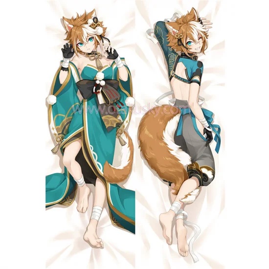 Genshin Impact Dakimakura Gorou Body Pillow Case 02 - Click Image to Close