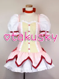 Maho Shojo Madoka Magika Kaname Madoka Cosplay Dress