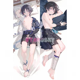 Genshin Impact Dakimakura Wanderer Body Pillow Case 12