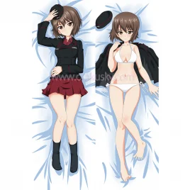 Girls und Panzer Dakimakura Maho Nishizumi Body Pillow Case