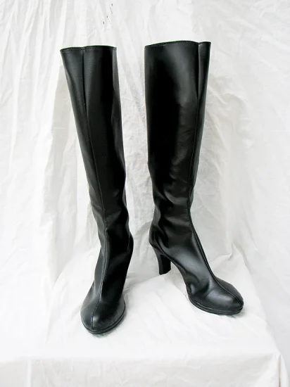 Black Cosplay Boots 15 - Click Image to Close