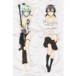 Sword Art Online GGO Dakimakura Sinon Body Pillow Case