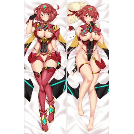 Xenoblade 2 Dakimakura Pyra Body Pillow Case